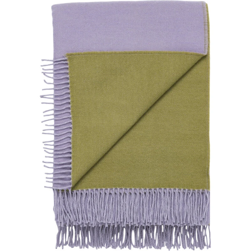 Play tæppe – lila/oliven uld-bomuld 60/40