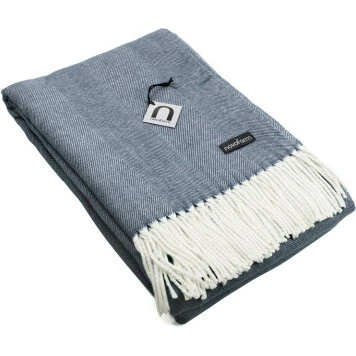 NovoForm Skagen plaid, mørkeblå 130x170 cm (akryl)