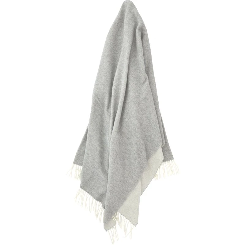 Södahl Tranquil Plaid, lysegrå - 70% GRS genanvendt uld