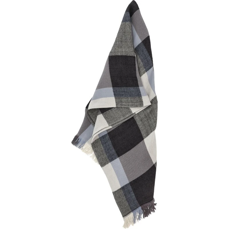 Södahl Embrace Plaid - Grey, 70% bomuld/30% uld