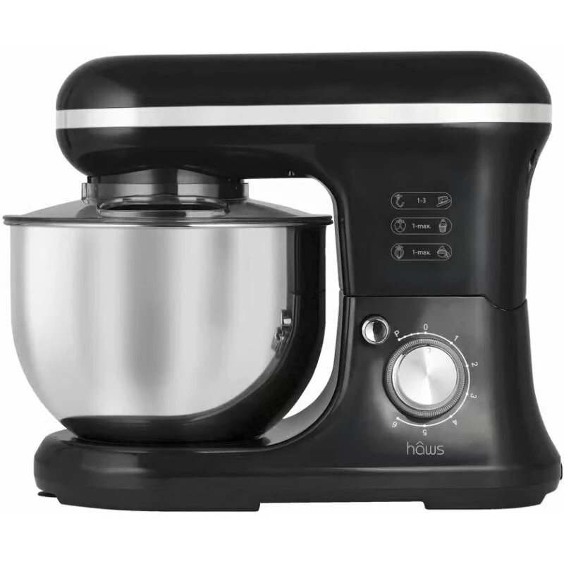 Haws Køkkenmaskine 5 L 1200 W, 6 hastigheder - Sort