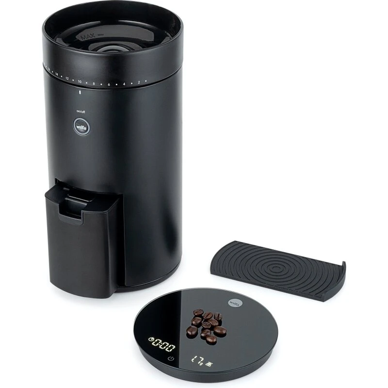 Wilfa Svart Uniform WSFBS-200B kaffekværn med vægt, sort