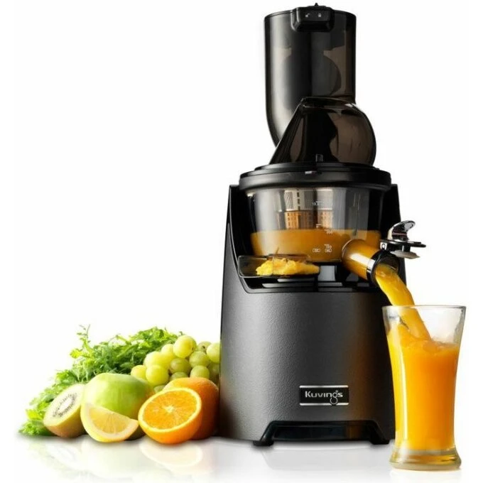 Kuvings EVO820 82 mm Wide Feed slowjuicer, sort