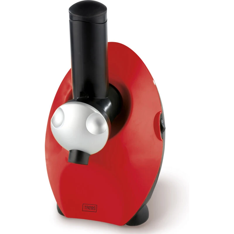 Trebs 99283 Comfortice elektrisk sorbet-ismaskine, rød 400 ml