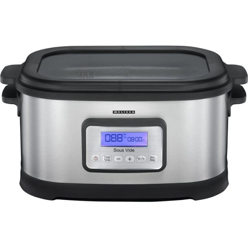 MELISSA Sous Vide 6L 520W - sort/rustfrit stål