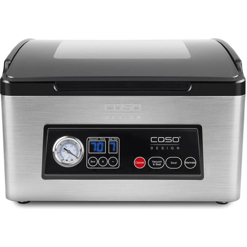 Caso VacuChef 70 kammer-vakuumpakker, stål/sort