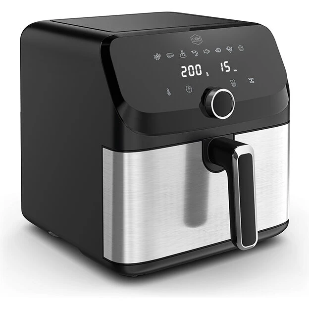 OBH Nordica Easy Fry Mega 7,5 L Airfryer - Rustfrit stål