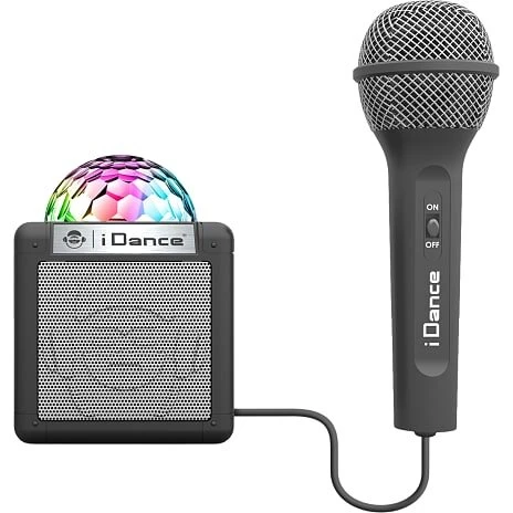 iDance Cube Sing Bluetooth Karaoke-højttaler, sort