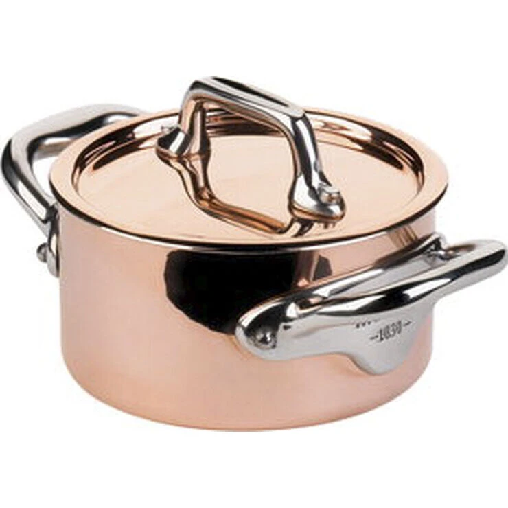 Mauviel M'150s minigryde 30 cl kobber/rustfrit stål