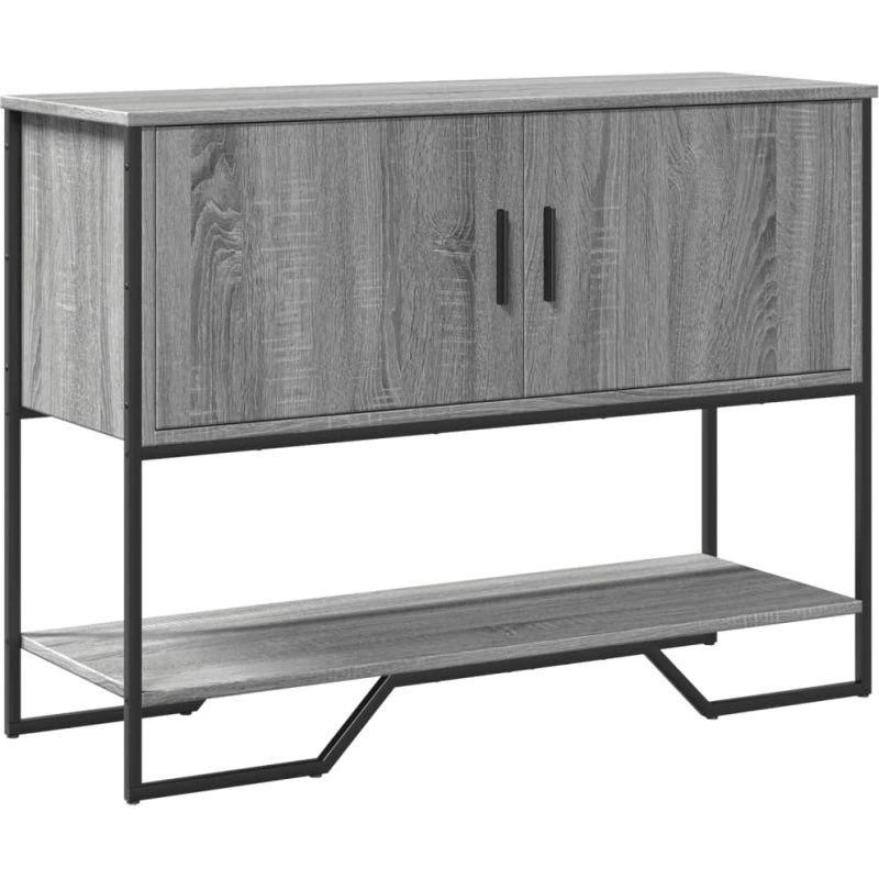 Konsolbord 100x35x74,5 cm – Sonoma-eg grå