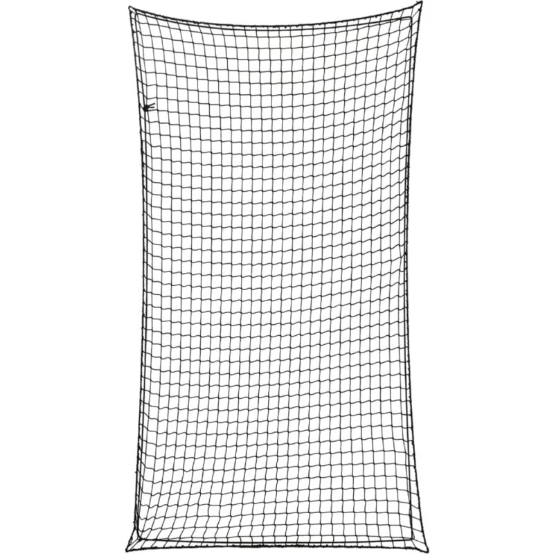 Trailernet 3x1,65 m med elastiksnor – PP, sort