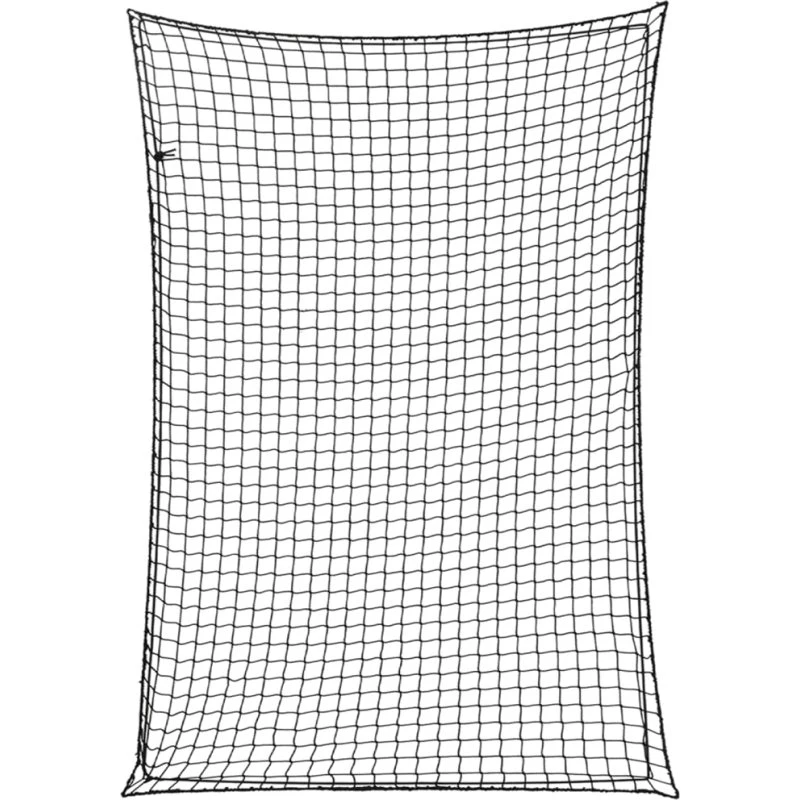 Trailernet 5x3,5 m - sort PP med elastiksnor