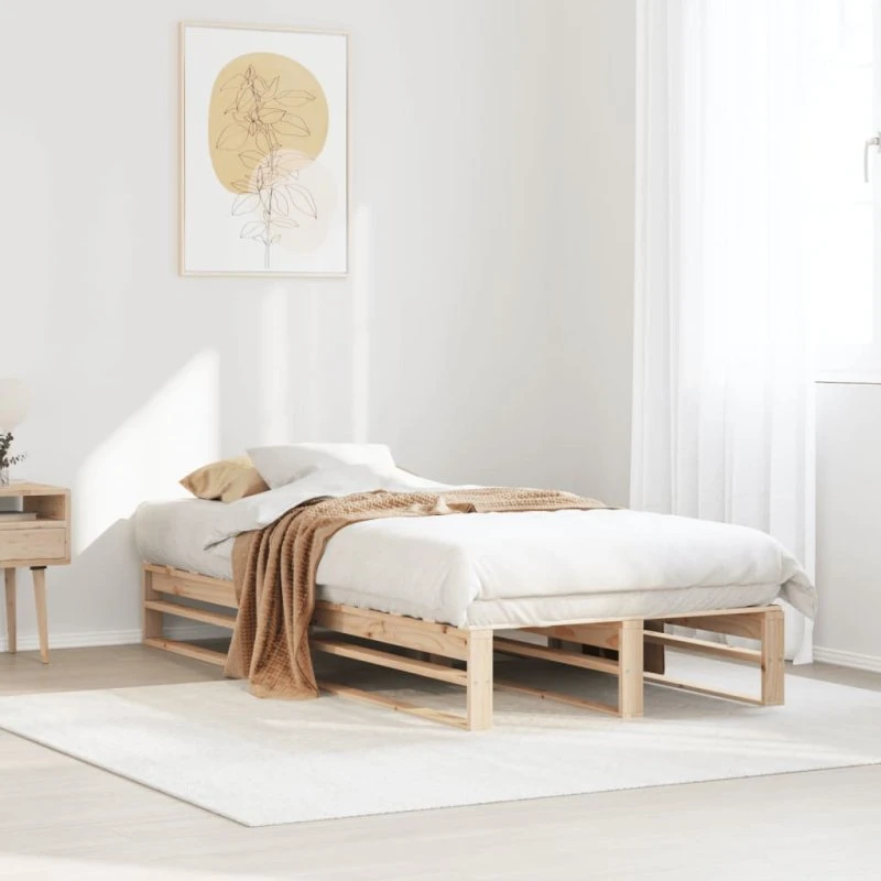 Sengeramme 90x200 cm i massivt fyrretræ