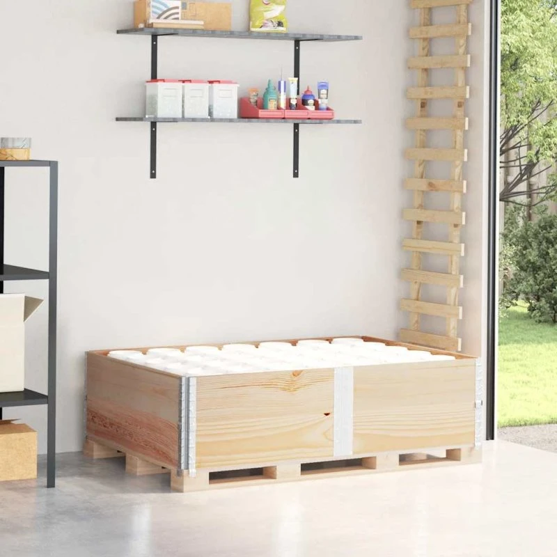 Pallerammer 2 stk 150x100 cm i massivt fyrretræ