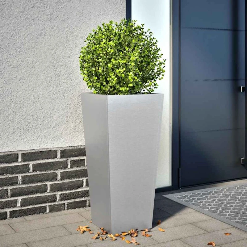 Galvaniseret plantekasse 35x35x75 cm