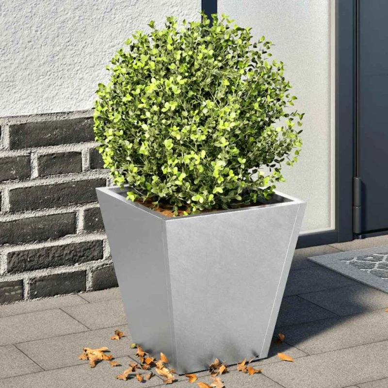 Plantekrukker 2 stk. 30x30x30 cm - galvaniseret stål