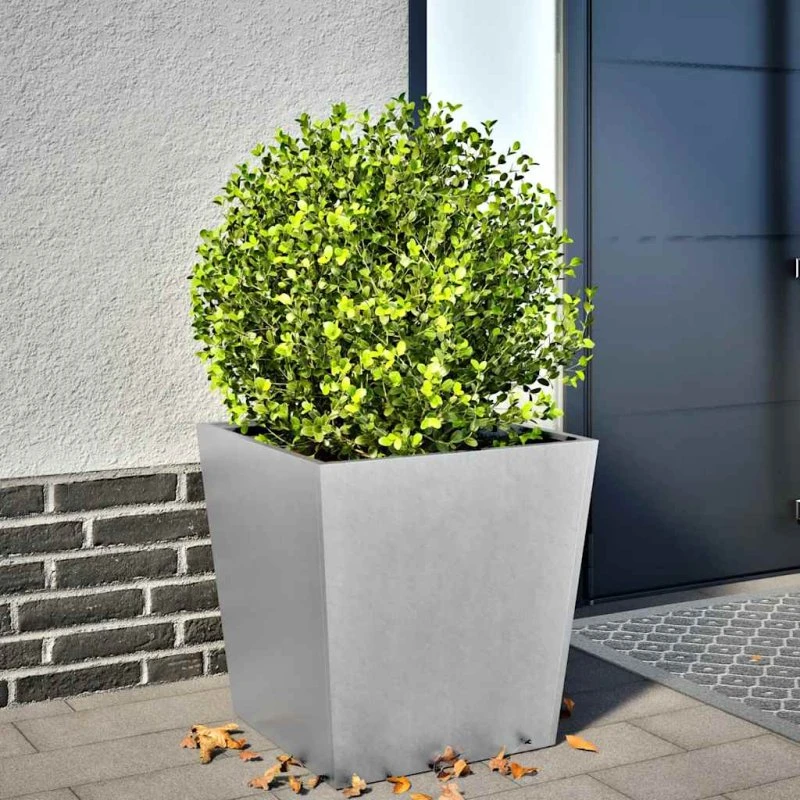 Plantekrukke 50x50x50 cm i galvaniseret stål