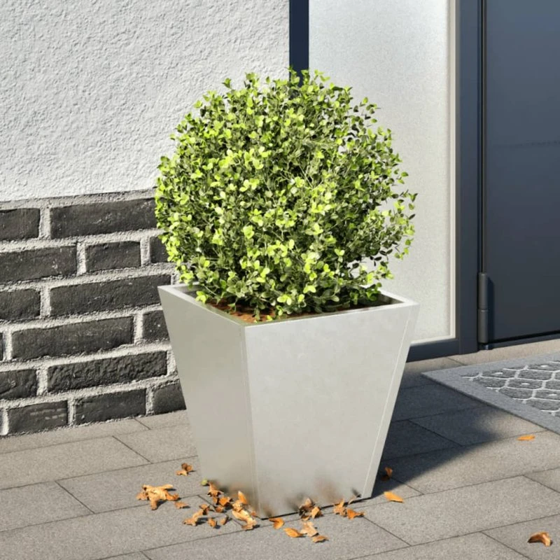 Plantekrukke 30x30x30 cm i rustfrit stål