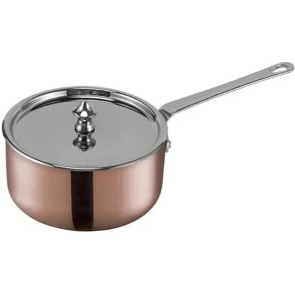 Maitre D' Kasserolle 0,6 L/12 cm i kobber m. låg (PFAS-fri)