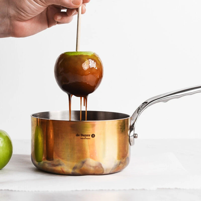 De Buyer Inocuivre kobber kasserolle 20 cm (3,3 L) – rustfrit håndtag