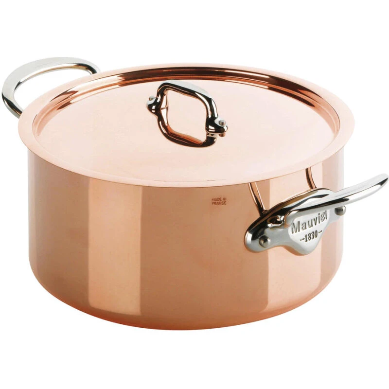 Mauviel M'150s gryde 3,2 L (20 cm) kobber/stål