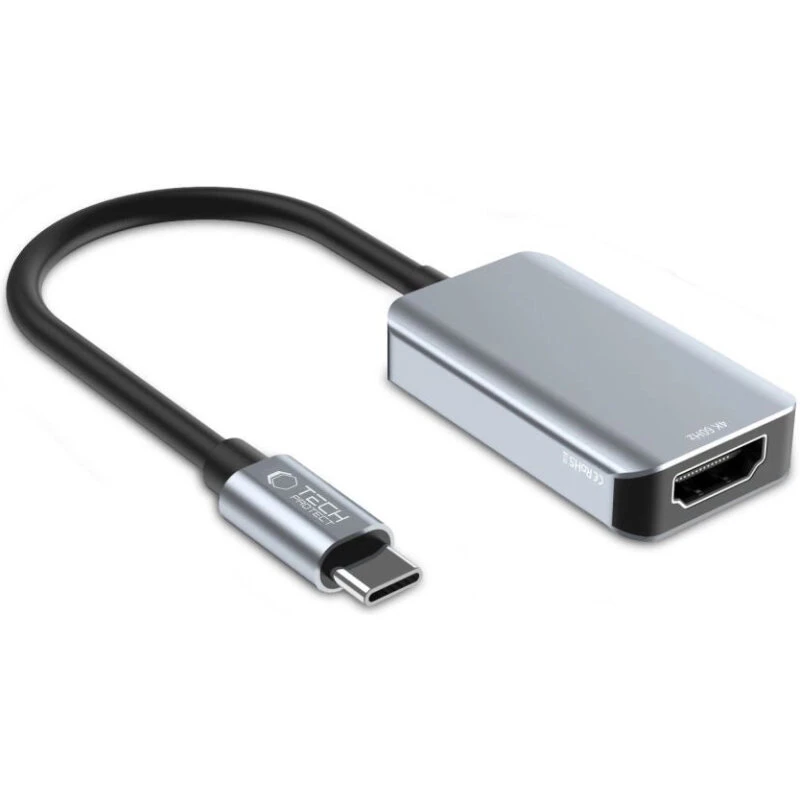 Tech-Protect UltraBoost USB-C til HDMI 4K@60Hz – sort