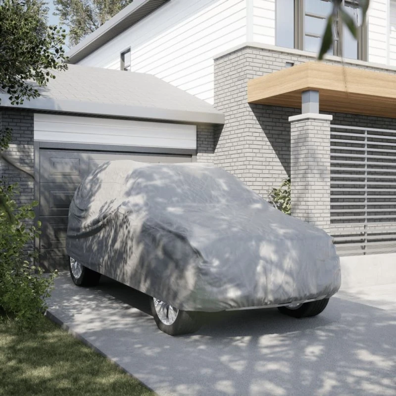 Bilovertræk til SUV str. M – åndbart ikke-vævet stof, grå