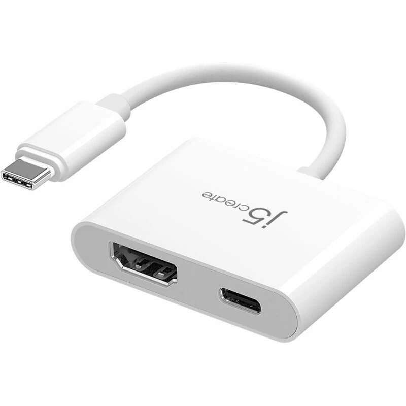 j5create USB-C til 4K HDMI-adapter med 100W PD