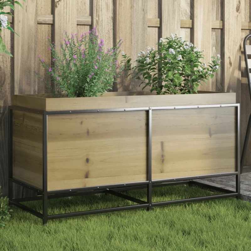 Plantekasse i imprægneret fyrretræ 100x40x50 cm