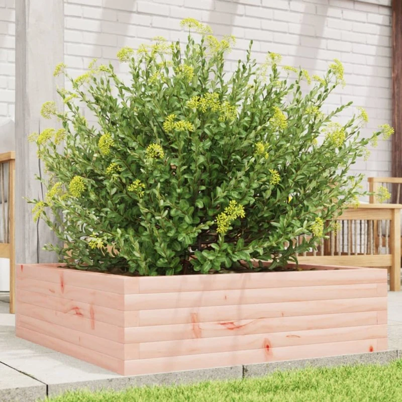 Plantekasse i massivt douglasgran 80x80x23 cm