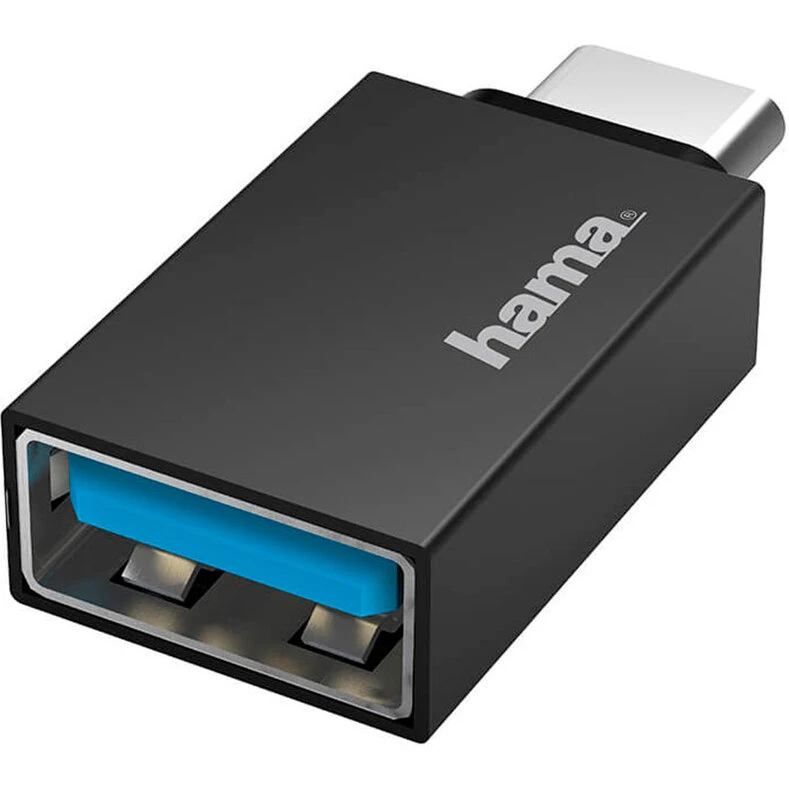 Hama USB-C til USB-A adapter USB 3.2 Gen.1 – ultra kompakt