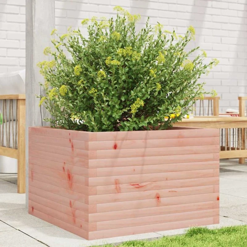 Plantekasse i massivt douglasgran 70x70x45,5 cm