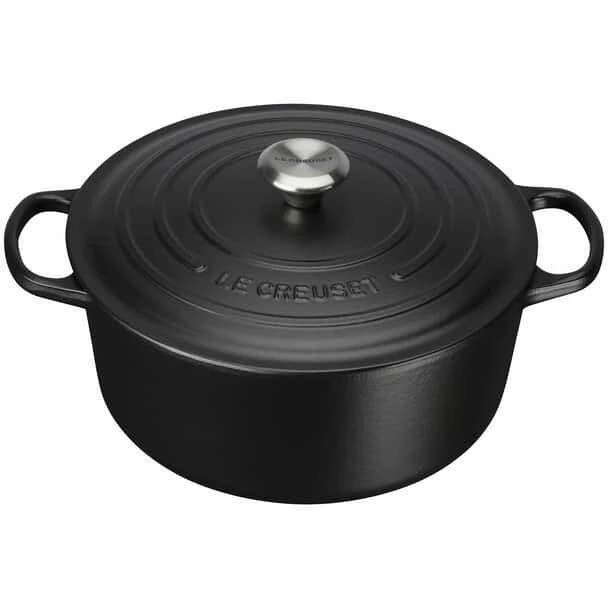 Le Creuset Signature stegegryde 5,3 L mat sort