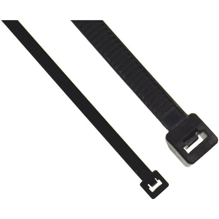 Universal kabelbindere 2,5 x 200 mm, 100 stk, sort