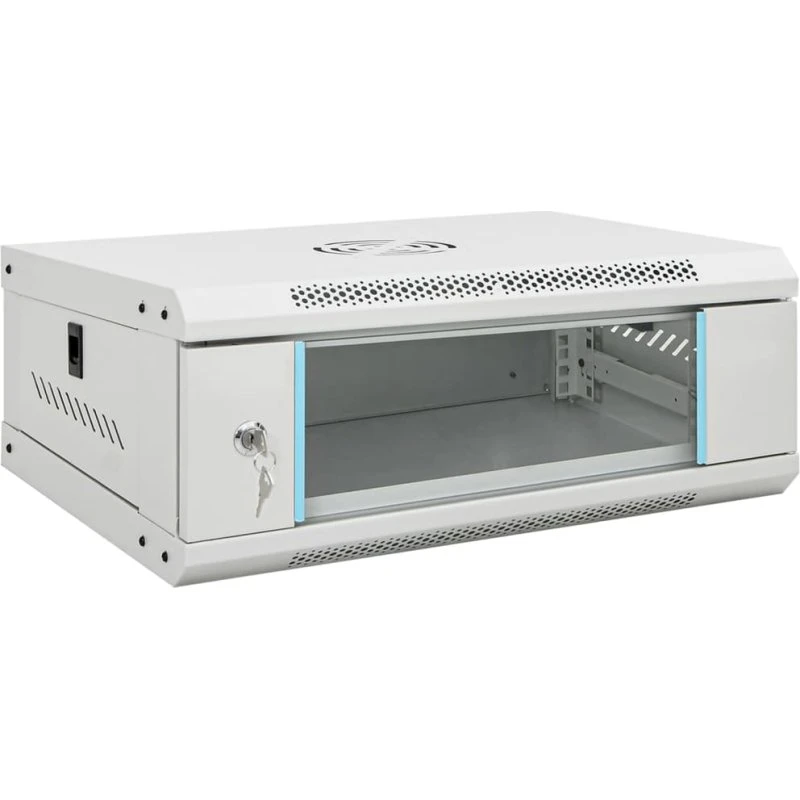 Væghængt 19" netværksskab 4U 53x40x21 cm (IP20)