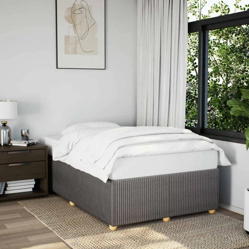 Sengeramme 120x200 cm i taupe stof (uden madras)