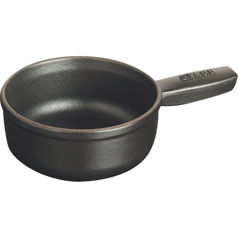 Staub Støbejernsfonduegryde 12 cm, sort