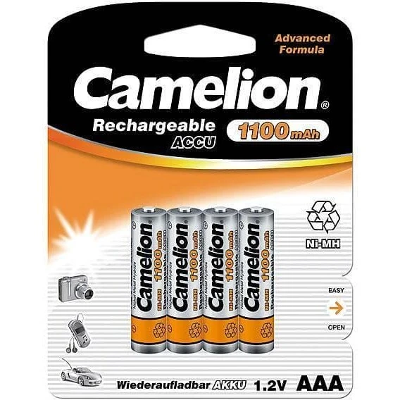 Camelion R03 AAA Genopladelige 1100mAh (NiMH) - 4 stk