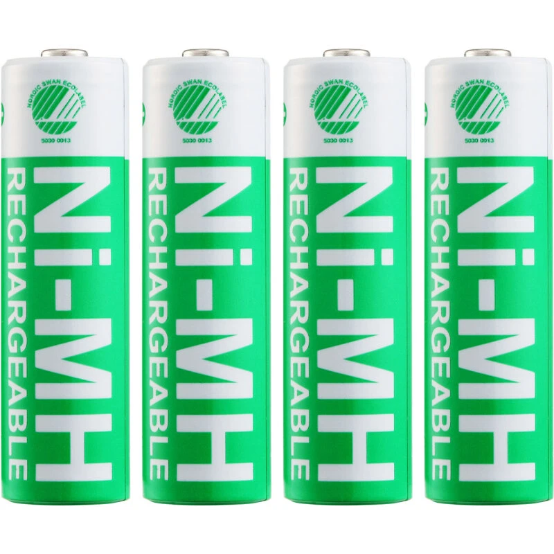 Deltaco Genopladelige AA 2500 mAh NiMH – 4 stk.