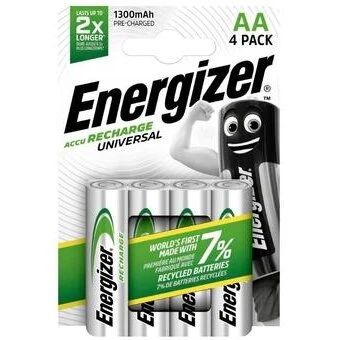 Energizer Recharge Power Plus R6/AA 1300mAh genopladelige - 4 stk