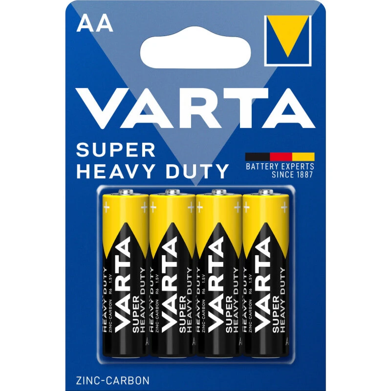 Varta Super Heavy Duty AA LR06 1,5V — 4 stk