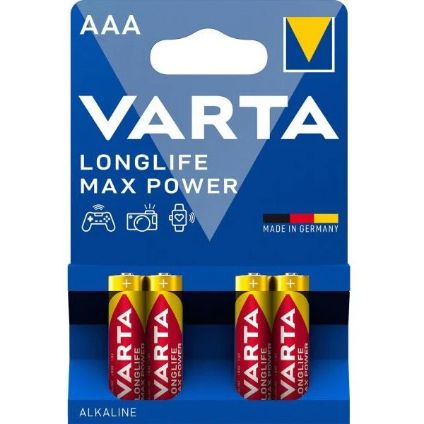 Varta Max-Tech Alkaline AAA 4-pak