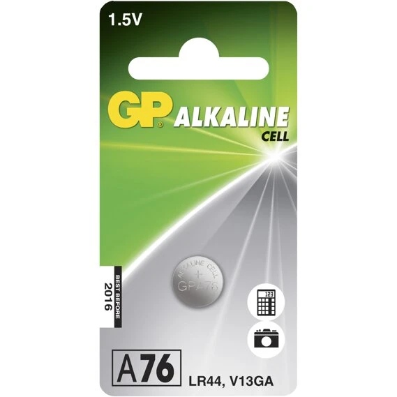 GP LR44 (76A) 1,5V knapcelle