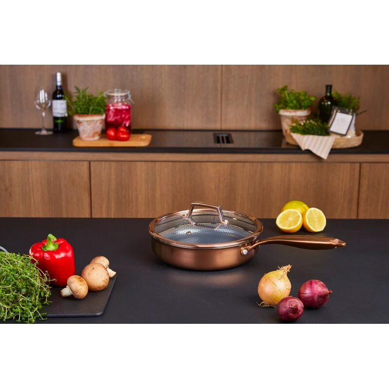 Hâws Santo Sauté pande 24 cm Rose Gold med låg (Hybrid coating)