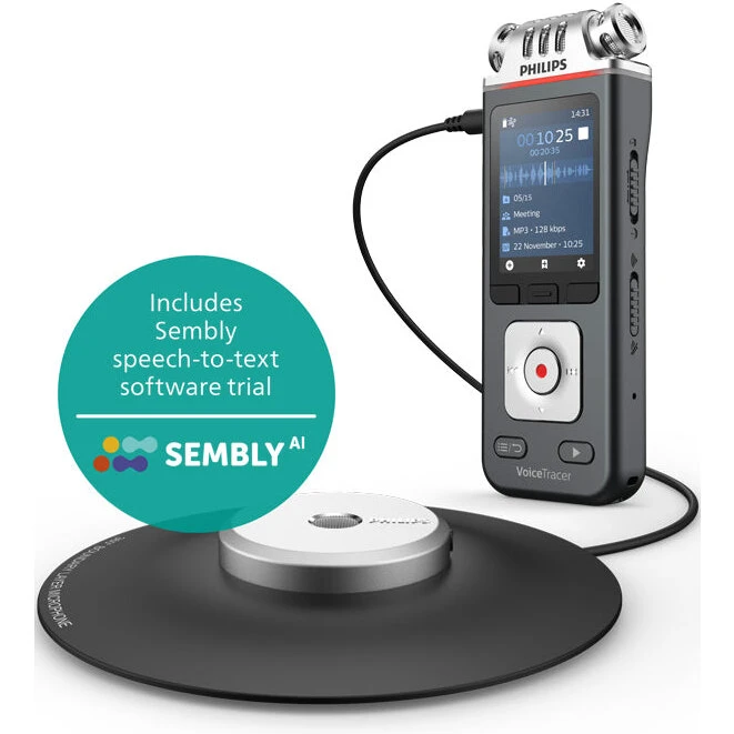 Philips DVT8115 VoiceTracer mødeoptager 8GB