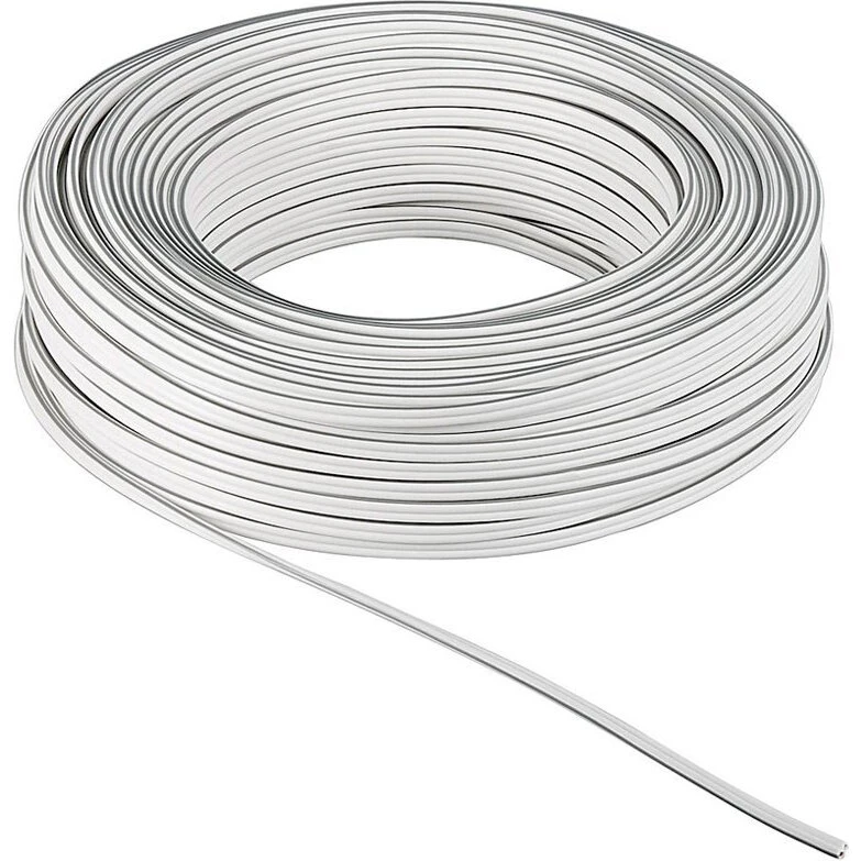 Goobay Højttalerkabel 2x0,75 mm² CCA – 10 m, hvid