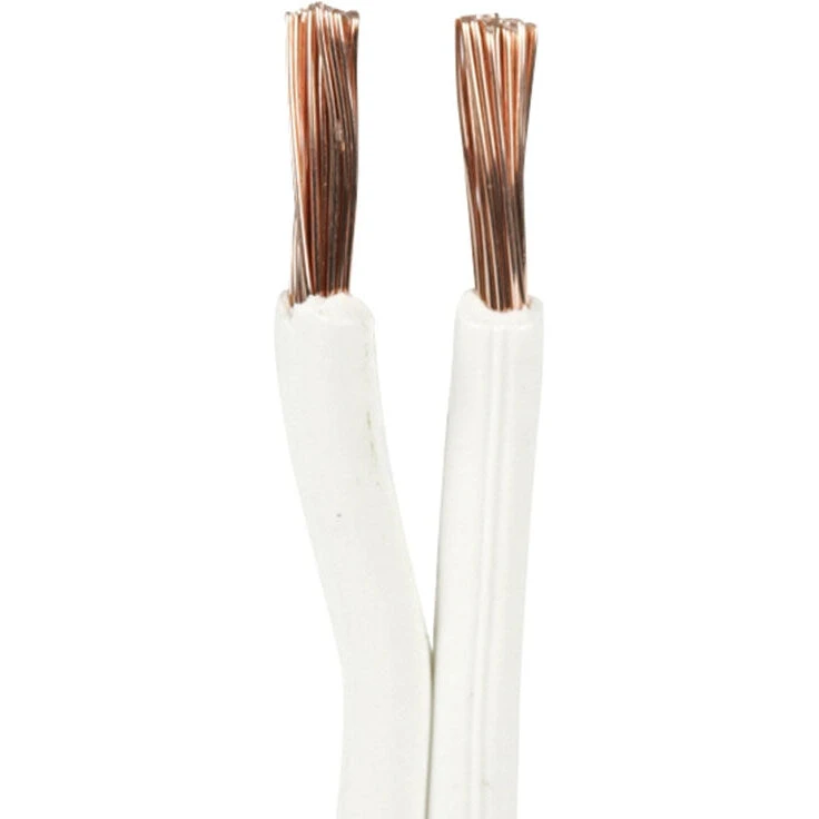 Højttalerledning 2x2,5 mm² hvid - pr. meter