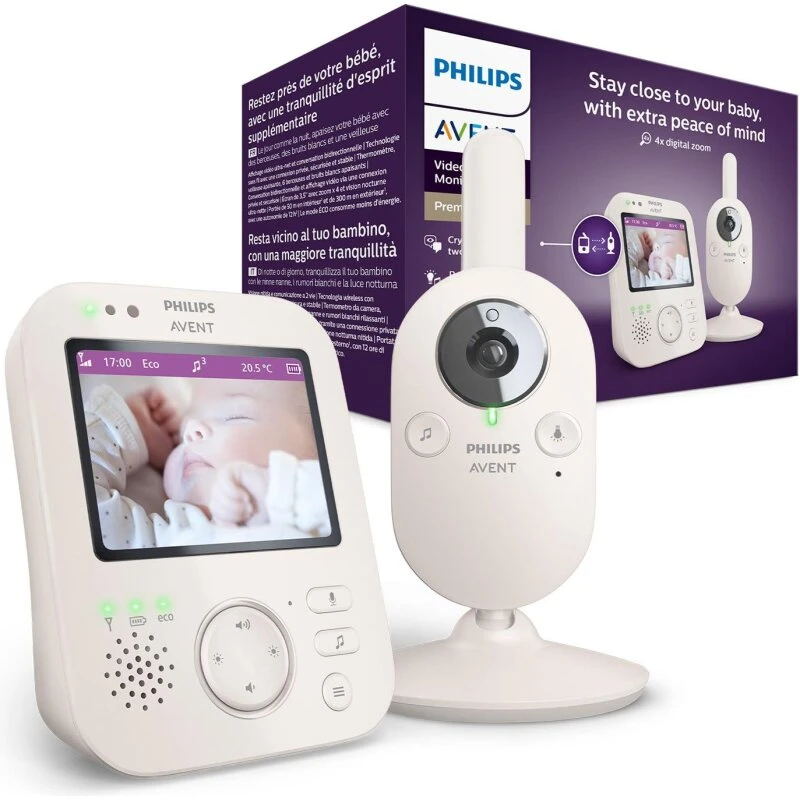Philips Avent Babyalarm SCD891/26 – video med 3,5" skærm