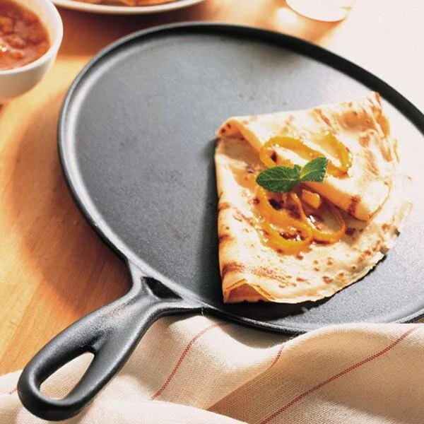 Le Creuset støbejerns crepepande
