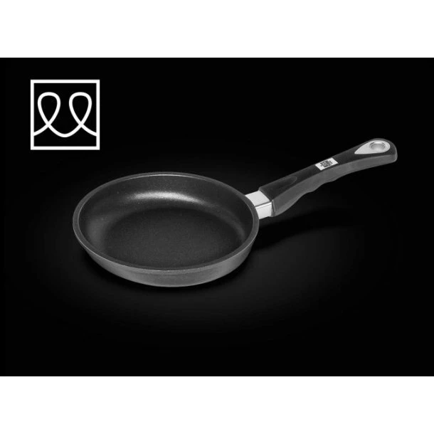 AMT Gastroguss stegepande Ø20 cm H4 cm, aftageligt greb